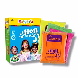pidilite rangeela holi ke rang - 4 eco friendly gulal | 240gms