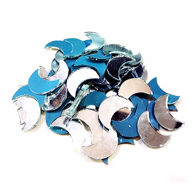 moon glass mirror beads - enhance your art and craft projects