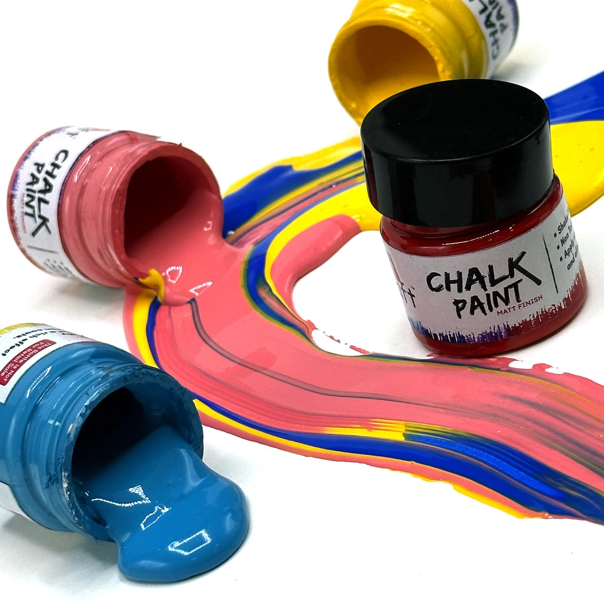 iCraft Starter Pack Chalk Paint Set - 12 Colors | Non-Toxic Eco-Friendly Paint-4