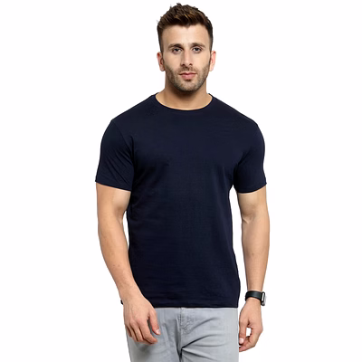 premium bio wash fabric combed cotton t-shirt - 180 gsm
