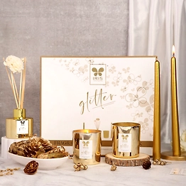 IRIS Glitter Fragrance Gift Set with Gold Musk Scents