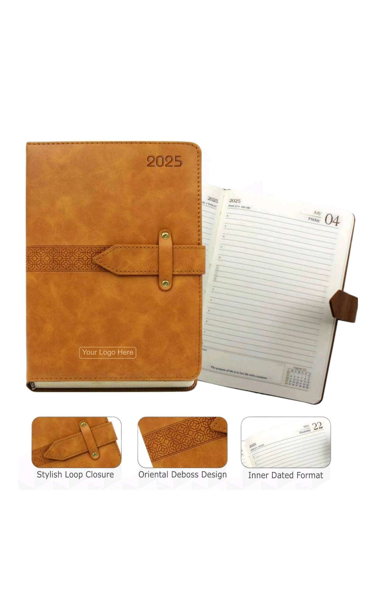 Viva Orion 2025 Dated Diary - Elegant A5 Diary for Effortless Organization-Orion-2