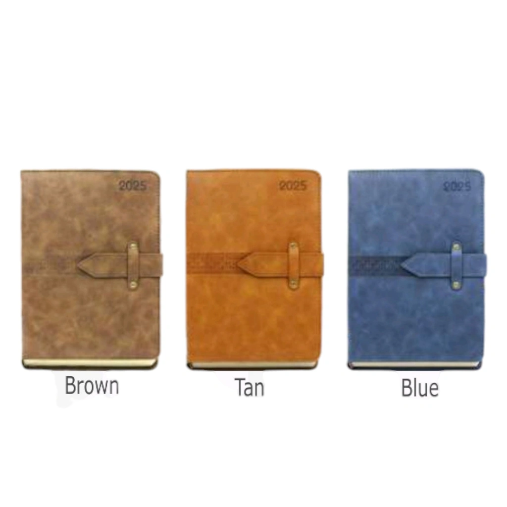 Viva Orion 2025 Dated Diary - Elegant A5 Diary for Effortless Organization-Brown-1