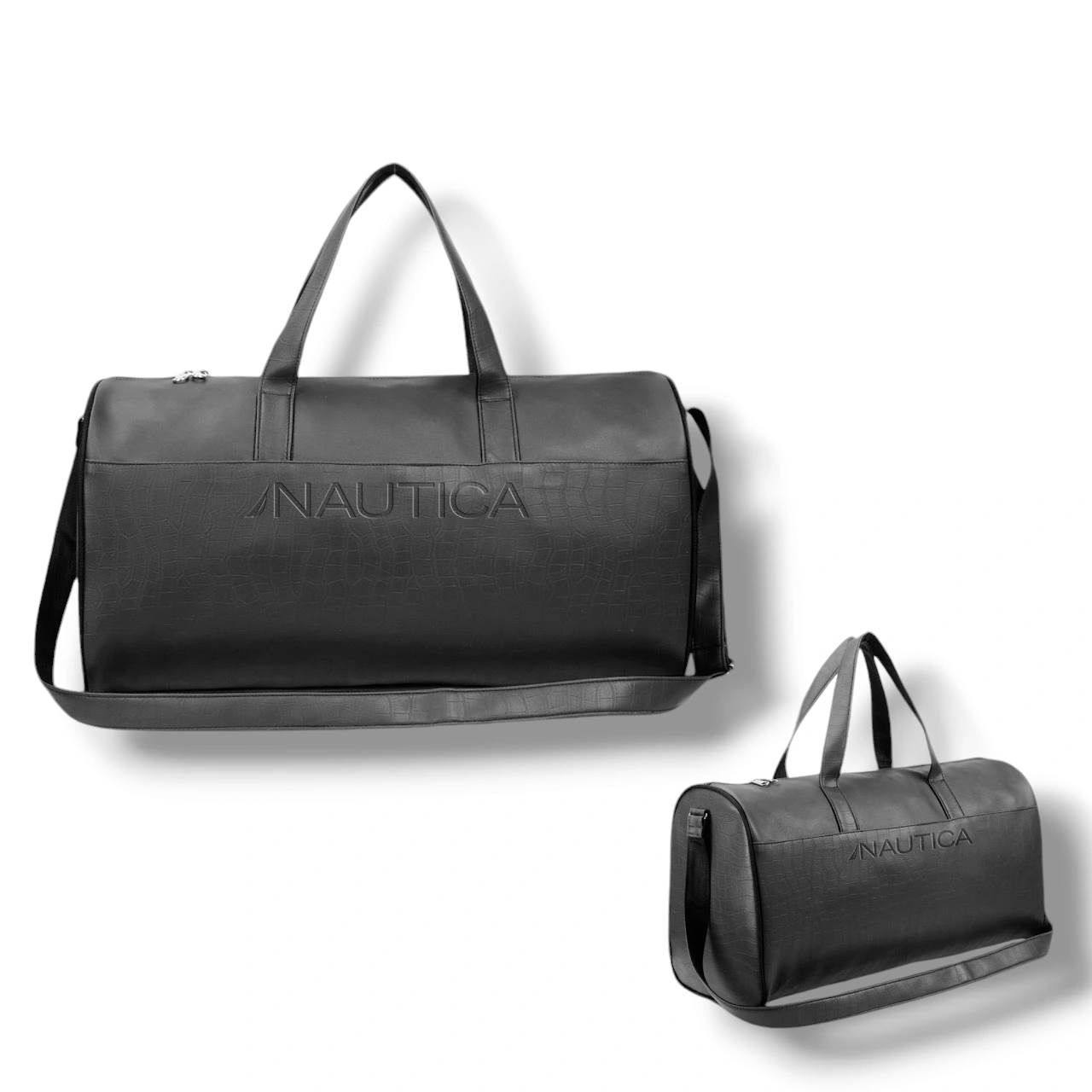 Nautica Crocodile Texture Compact Duffle Bag - New English Color-Nautica-DUF-01