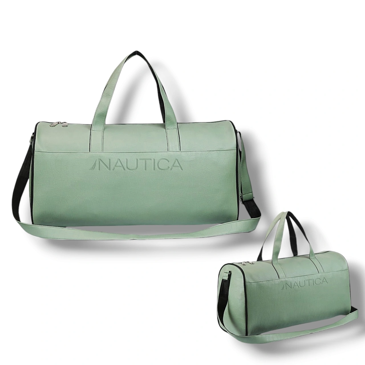 Nautica Crocodile Texture Compact Duffle Bag - New English Color-Nautica-DUF-03