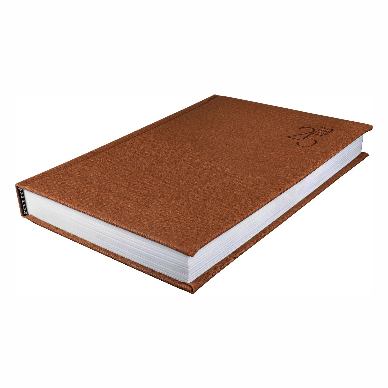 Anupam Flame Diary 2025 (80 GSM) - Daily Planner for Efficient Yearly Organization-Brown-A5-1