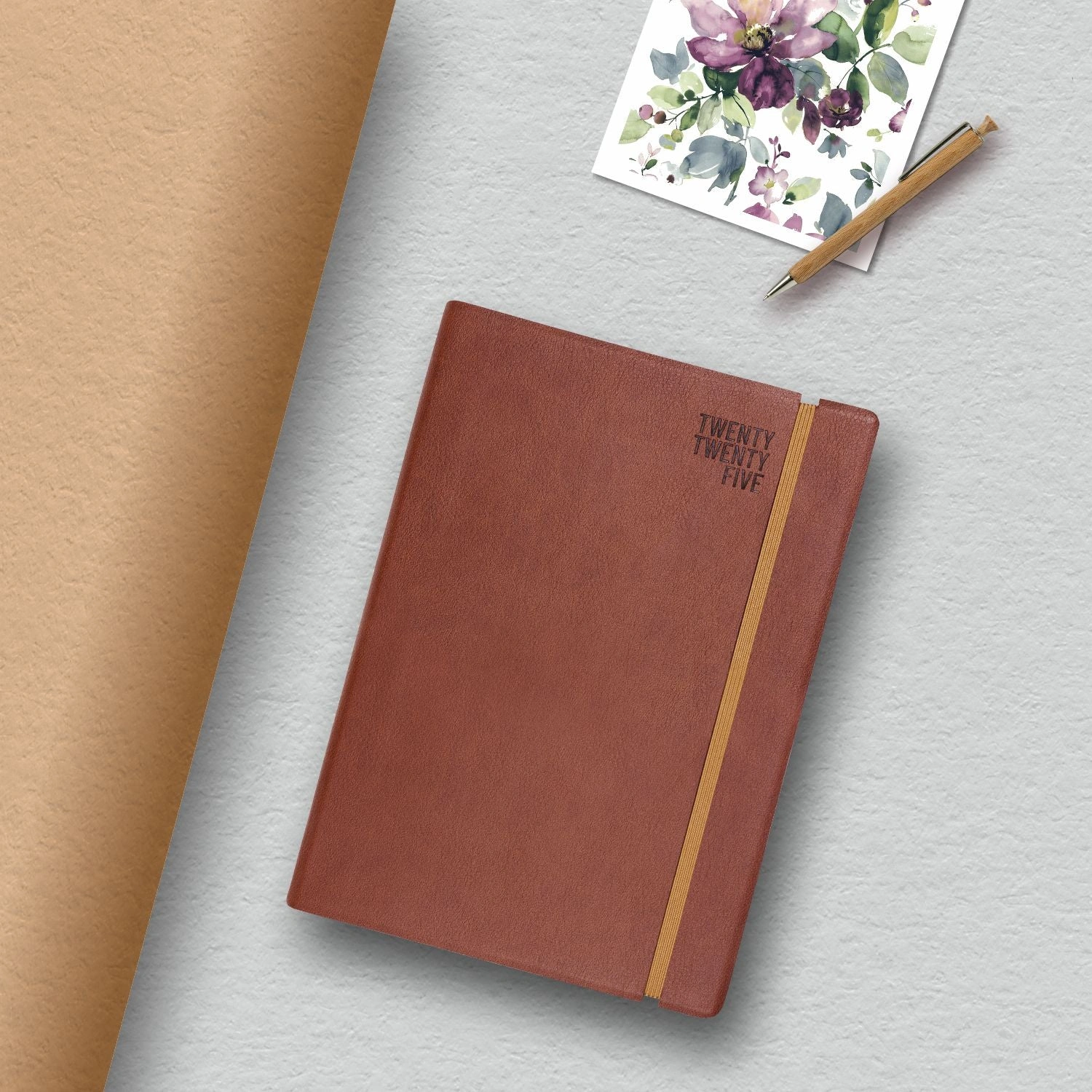 Anupam FLXY Diary 2025 - Daily Planner with Elegant Design and Comprehensive Functionality-Brown-B5-4