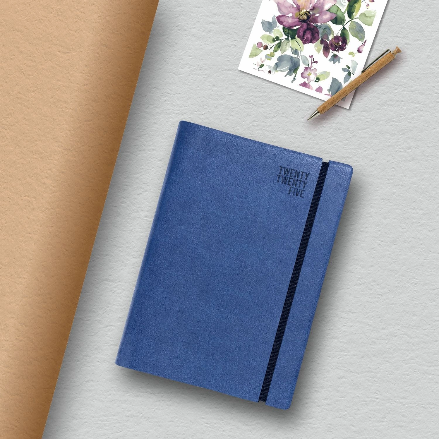 Anupam FLXY Diary 2025 - Daily Planner with Elegant Design and Comprehensive Functionality-Blue-A5-5