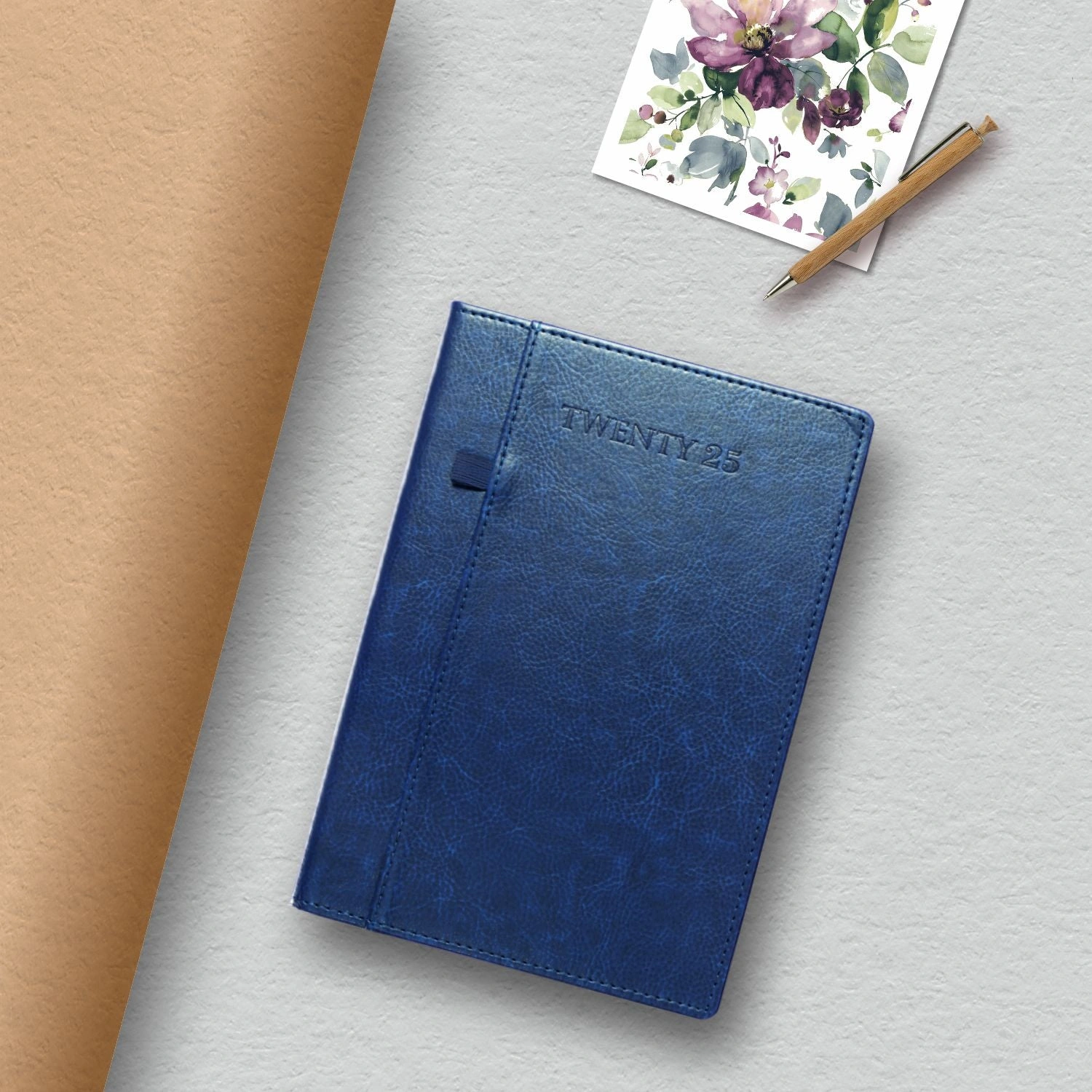 Anupam Exec Diary 2025 (80 GSM) - Daily Planner &amp; Organizer with Additional Pages-Blue-A5-4