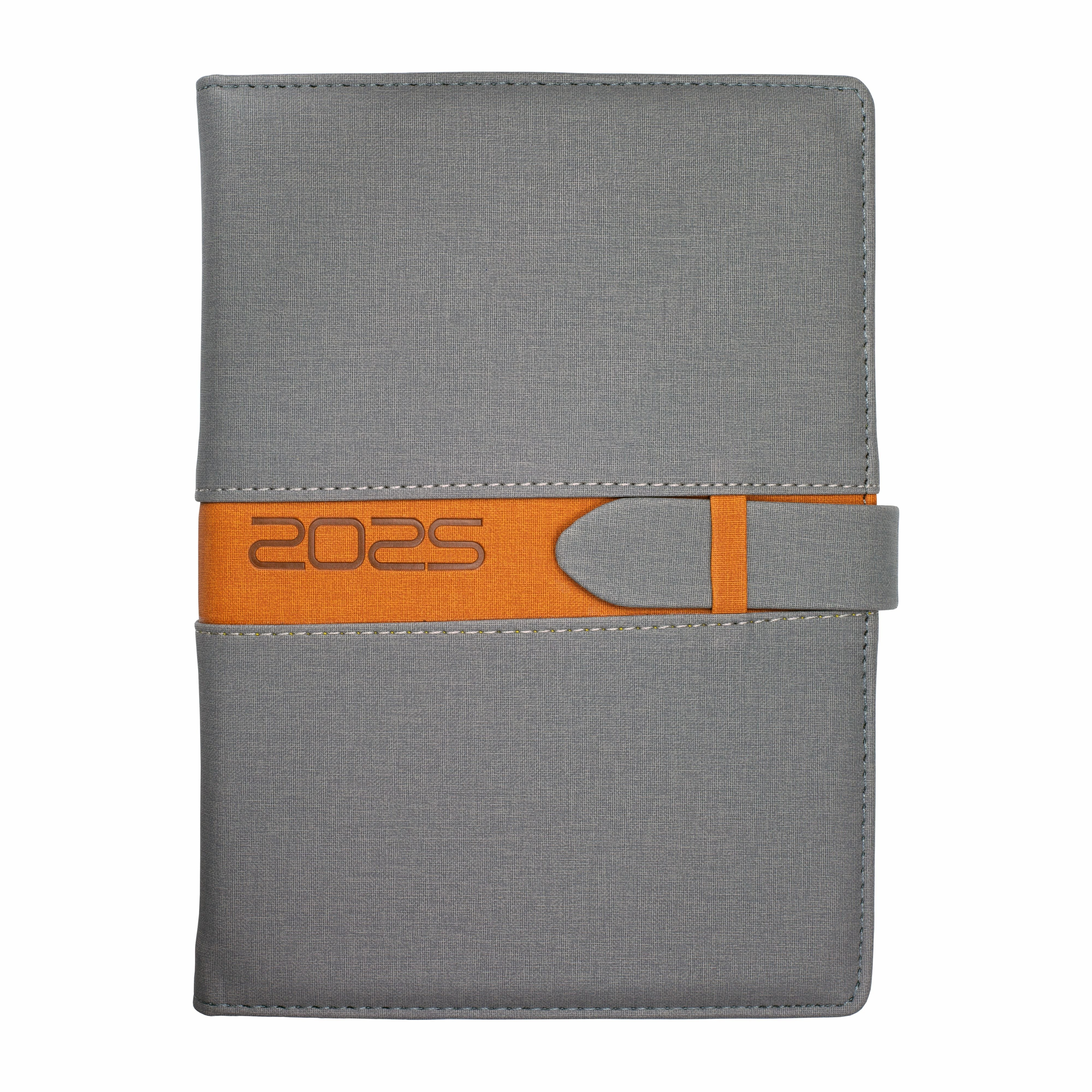 Anupam Slide Diary 2025 - Premium Daily Planner with Additional Pages and Elegant Design-Grey-Green-B5-6