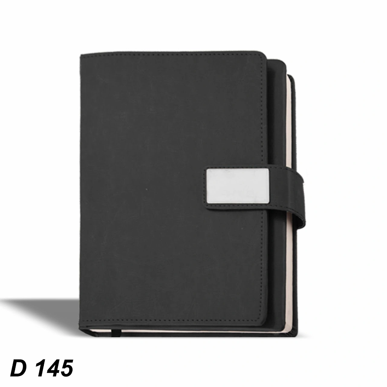 Elegant Premium PU Leather Mars A5 Notebook-Brown-2