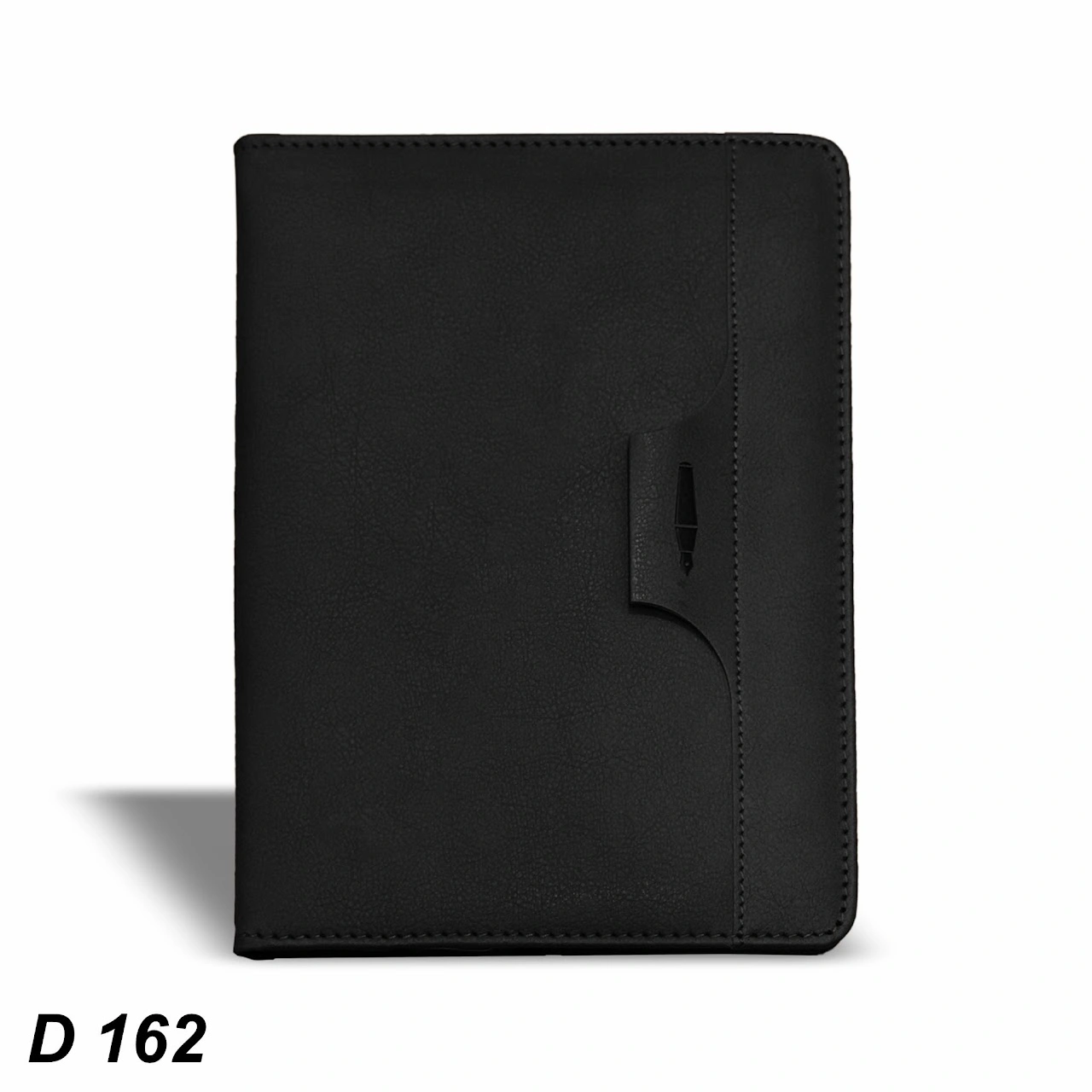 Premium PU Leather Notebook with Pen Loop - For Stylish &amp; Practical Note-Taking-Brown-2