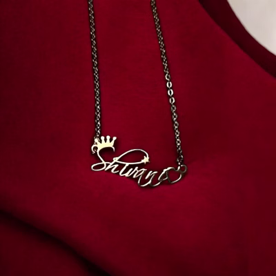 elegant stylish name pendant cnc16