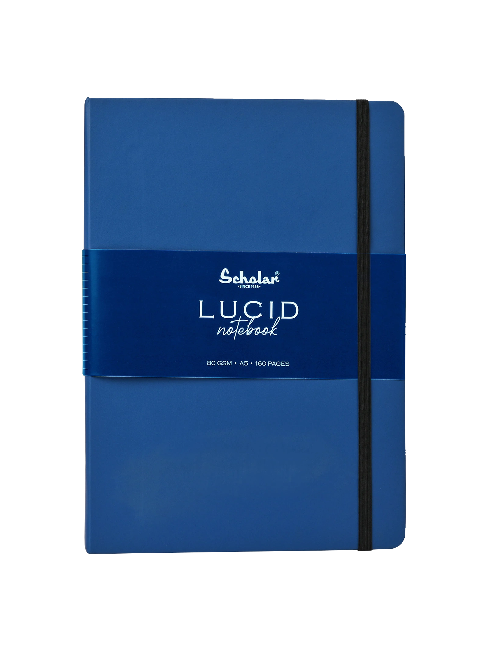 Scholar Notebook Lucid - Premium Ivory Paper Journal-Royal Blue-A5-1