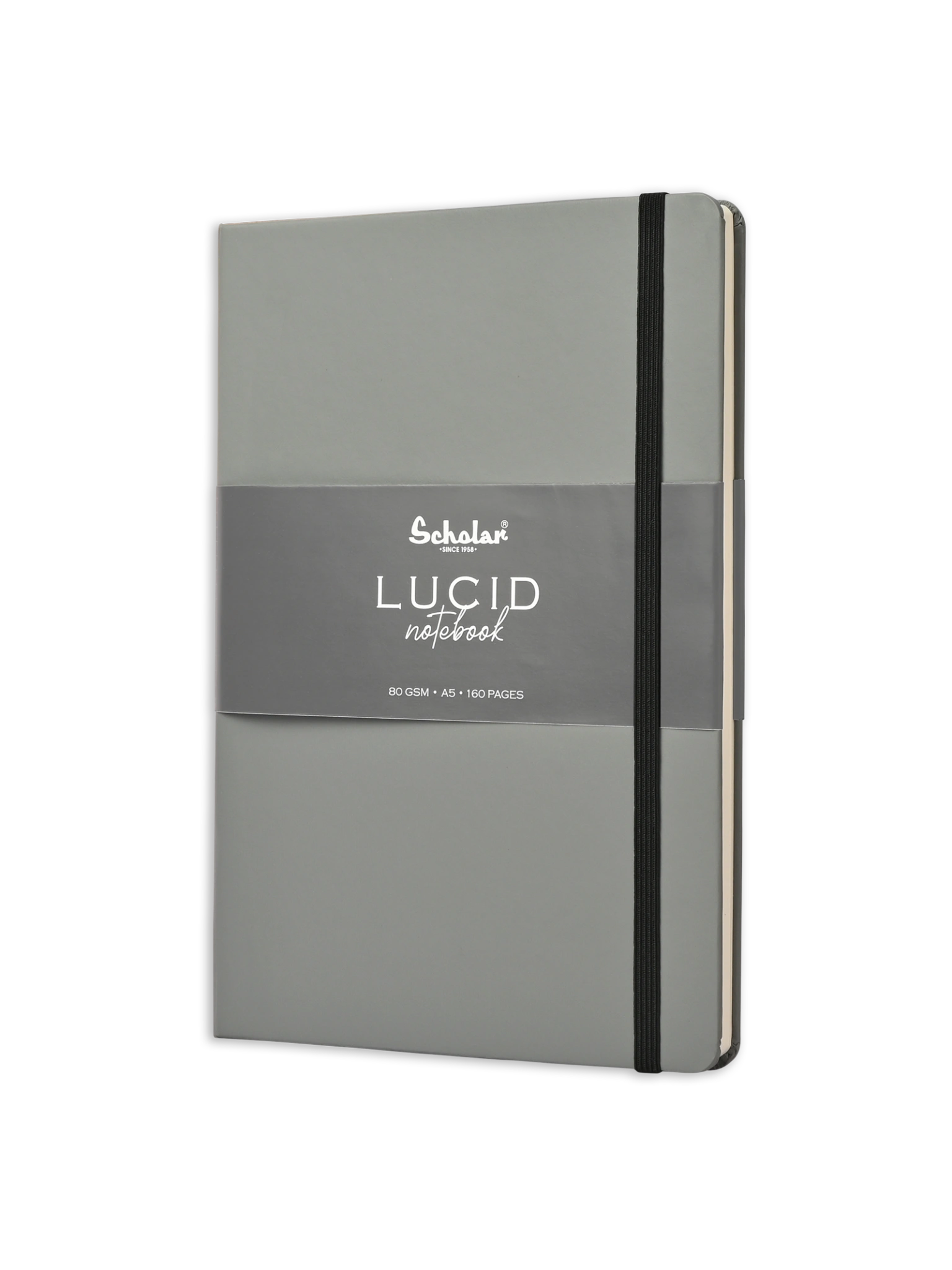 Scholar Notebook Lucid - Premium Ivory Paper Journal-Emerald Green-A5-11