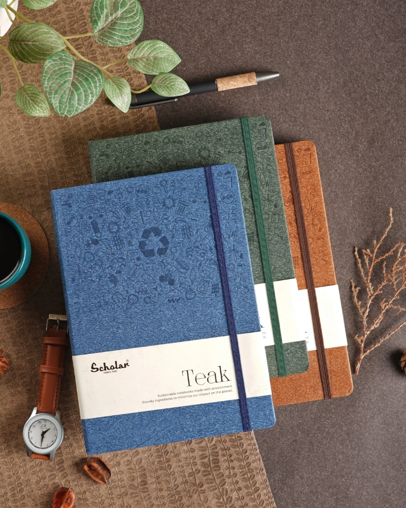 Scholar Notebook – Teak (160 Pages) (TNB2)-Green-3