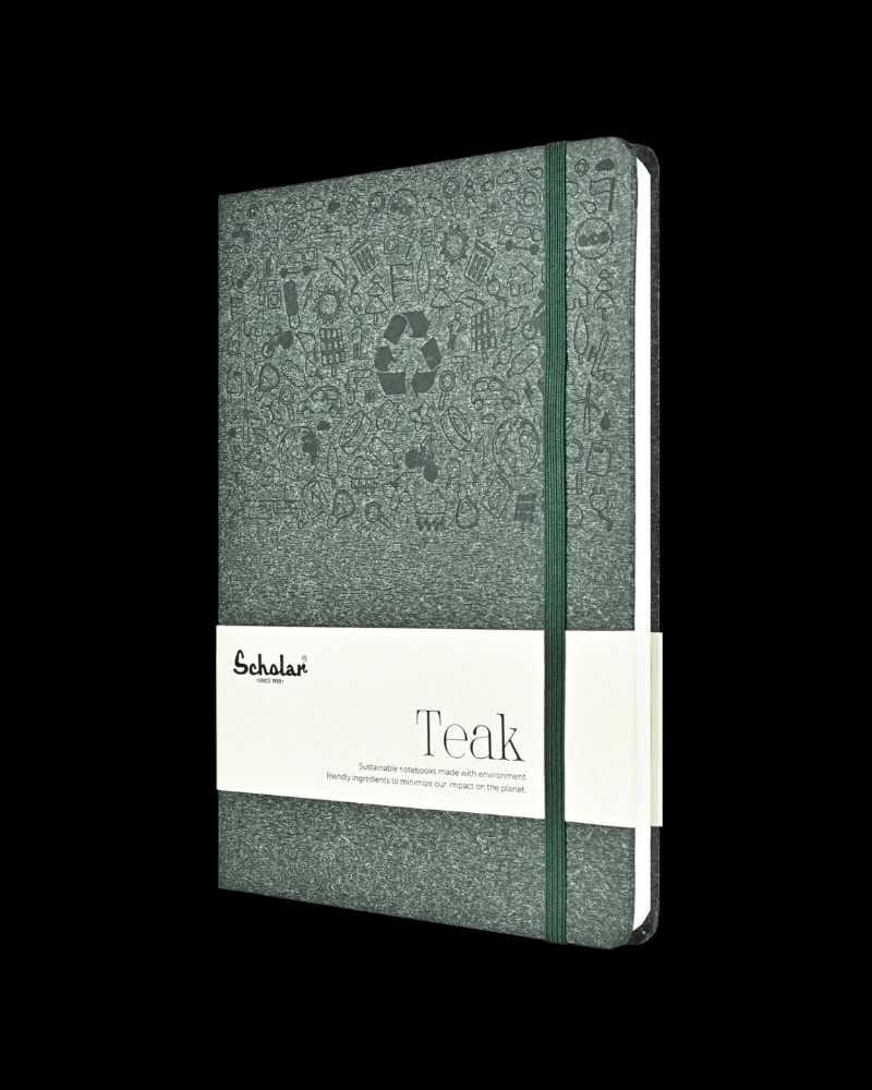 Scholar Notebook – Teak (160 Pages) (TNB2)-Green-2