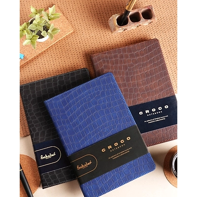Luxury Scholar Notebook - Croco (CRC2)