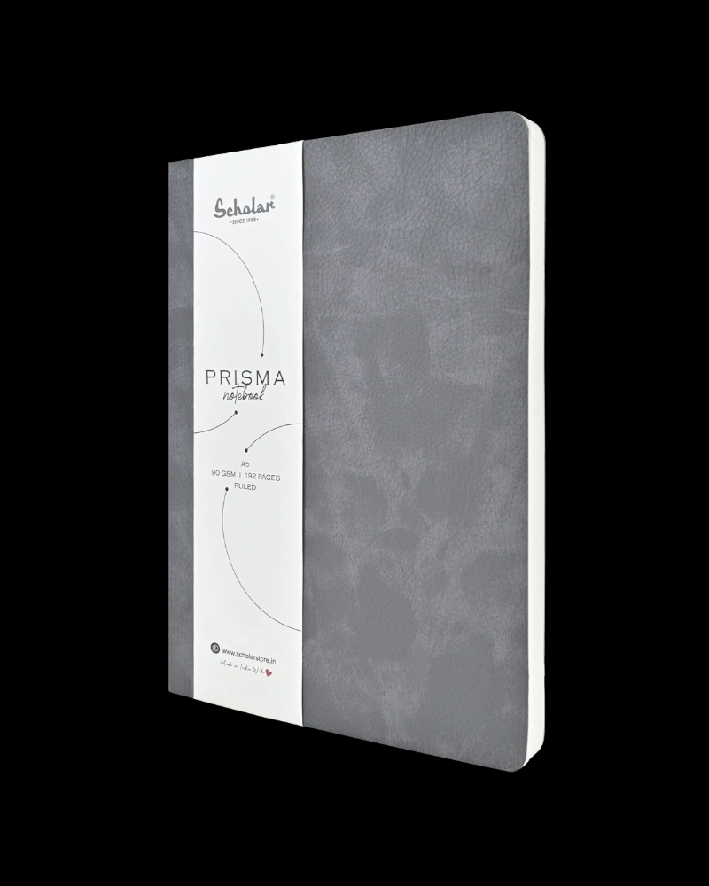 Scholar PRISMA Premium Quality Journal - Elegant Writing Companion-GREY-1