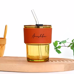 premium slub glass mug for elegant drinking experience