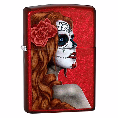 zippo lighter day of the dead: girl
