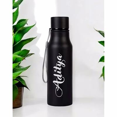 premium black stainless steel bottle 800ml b2