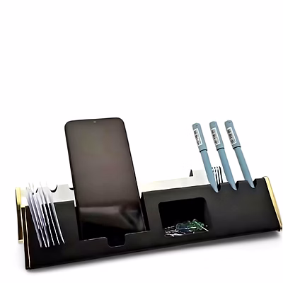 multi-functional desk organizer with phone holder – model zd706