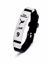 adjustable pvc strap men's bracelet - stylish wristwear for men