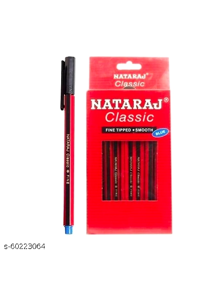 Natraj Use & Throw Ball Pen - Convenient Non-Refillable Writing Instrument