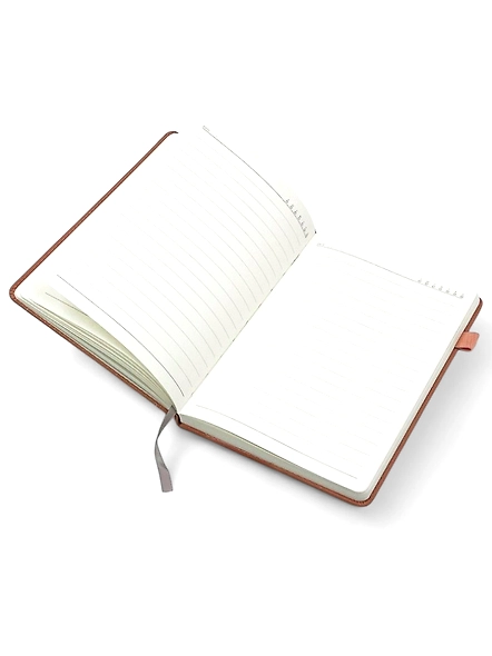 Premium A5 Notebook Diary with Phone Pocket-Black