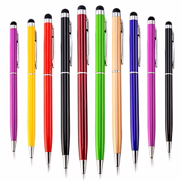 slim mobile touch pen - premium metal ball pen for effortless writing