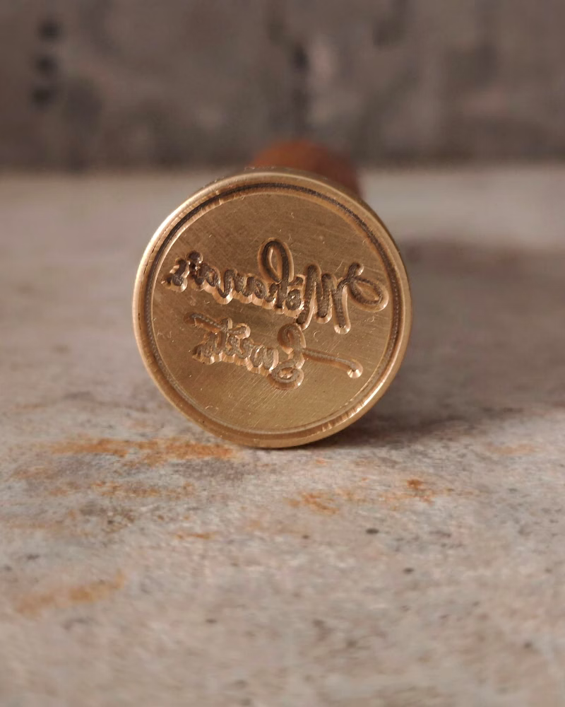 Vintage Brass Wax Seal Stamp