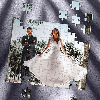 cardboard a4 puzzle pz4 - personalized rectangular jigsaw fun