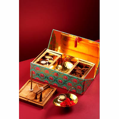 lotus gift set - symbol of divinity and purity