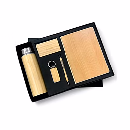 5 in 1 bamboo eco friendly combo set