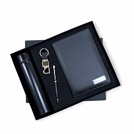 luxury 4 in 1 combo set - diary, bottle, keychain & pen