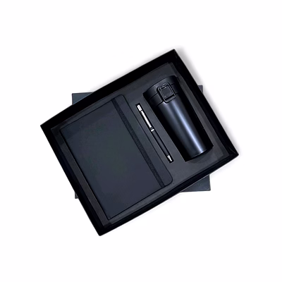 3 in 1 combo set - elastic diary, click pen, and tumbler
