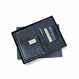 3 in1 combo set - flap diary, ball pen, and cardholder | satyam gifts