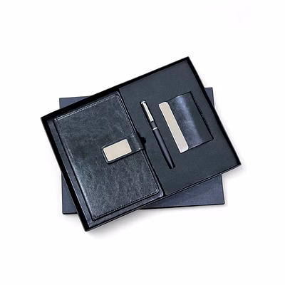 3 in1 combo set - flap diary, ball pen, and cardholder | satyam gifts