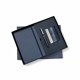 3 in 1 combo set - elastic diary, ball pen, and cardholder