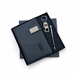 efficient 3 in 1 combo set - pocket diary, pen, and keychain