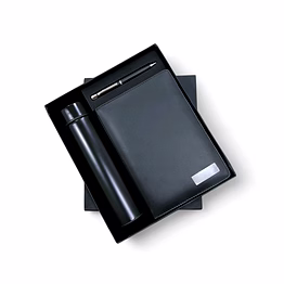 3 in 1 combo set - temperature bottle , pu leather diary and ball pen
