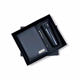 premium 3 in 1 combo set - pu diary, tumbler with ball pen