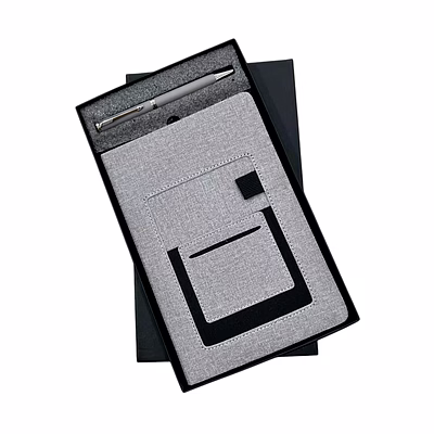 premium dual combo diary with pocket and ball pen set - perfect for gifting or personal use