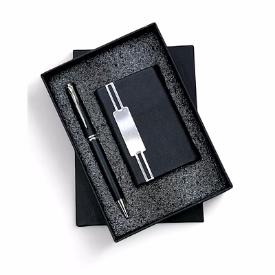 dual-pen x cardholder combo set - enhance your style and organization