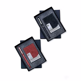 pu leather style pen x cardholder combo set - professional business essentials