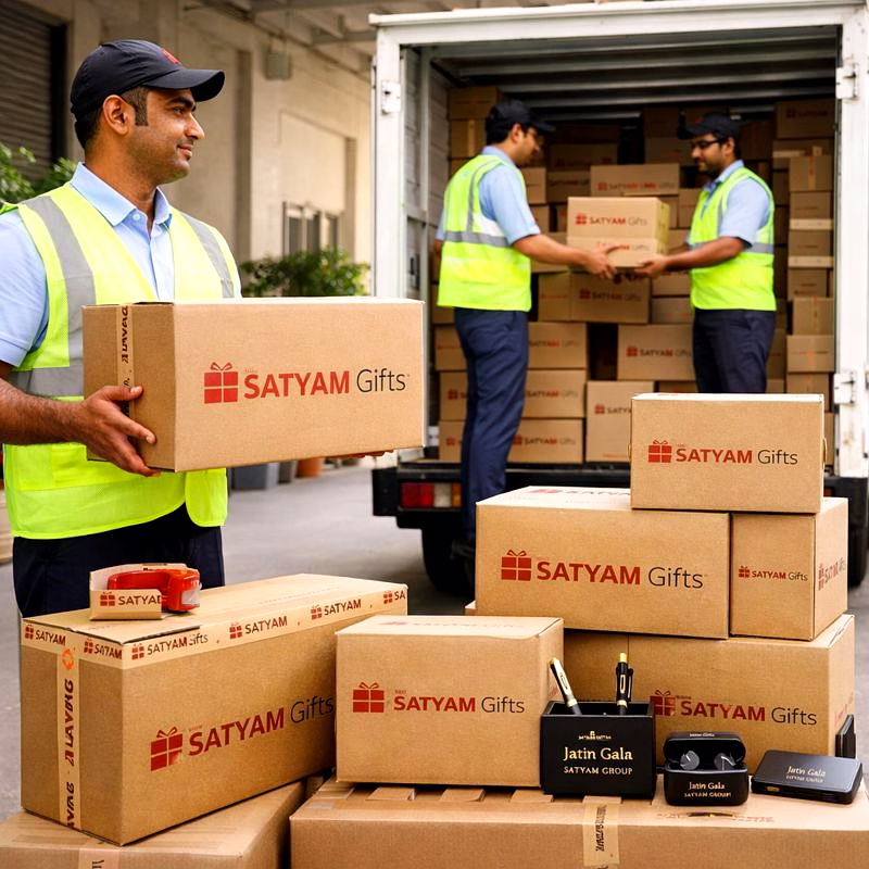 Professional corporate gift packaging and delivery service