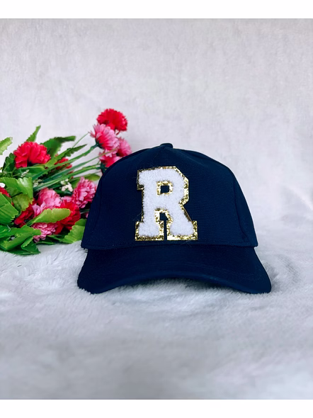 Personalized Alphabet Chenille Cap – Customize Your Style-Neon Yellow-Free Size-1