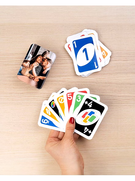 Personalized UNO Cards Deck  - Customizable with Your Own Image/Logo/Name