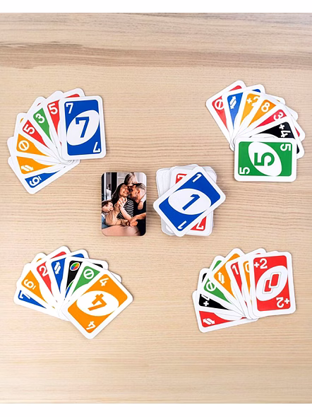 Personalized UNO Cards Deck  - Customizable with Your Own Image/Logo/Name